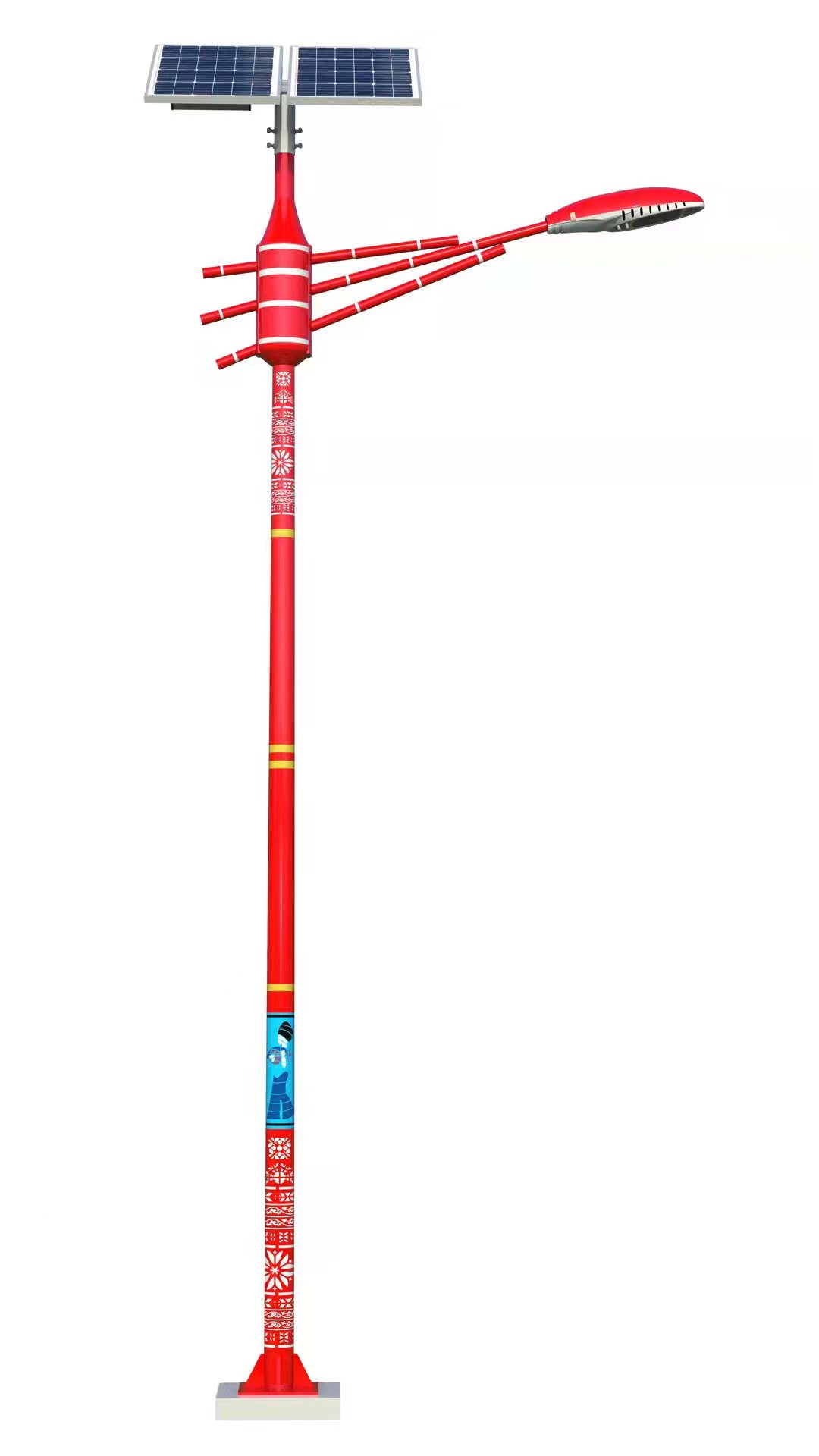 苗族特色太陽(yáng)能路燈
